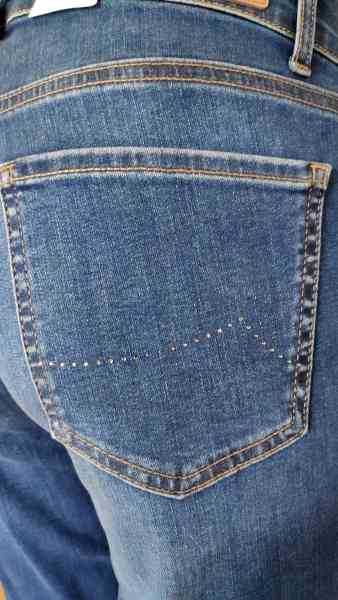 BRAX - Shakira mit Swarovski Krystalen Damen Stretch Jeanshose Blau